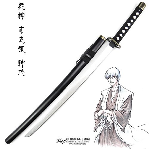 BLEACH Ichimaru Gin weapon sword with sheath Cosplay Prop