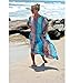 Mansy Women's Chiffon Robe Beach Skirt Swimsuit Cover Up One Size Multicolor