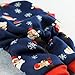 Fitwarm Christmas Santa Thermal Dog Pajamas Pet Clothse Fleece Coat Jumpsuit Blue Medium