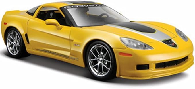 yellow corvette toy car