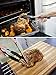 StarPack Premium Silicone Kitchen Tongs 9-Inch - Stainless Steel with Non-Stick Silicone Tips, High Heat Resistant to 600°F, For Cooking, Serving, Grill, BBQ & Salad (Gray Black)