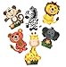 AVELLIM 18 Safari Jungle Zoo Animals Small (4.5