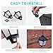 Solar Lights Outdoor Decorative - ALOVECO 2 in 1 Solar Wall Sconce, Solar Torch Lights with Flickering Flame, 87 LEDs Solar Motion Case of 2 Packs