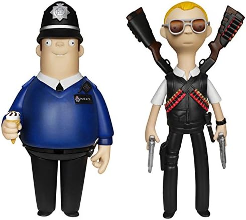 Funko Hot Fuzz Danny Butterman and Nicholas Angel Vinyl Idolz Figures Set of 2