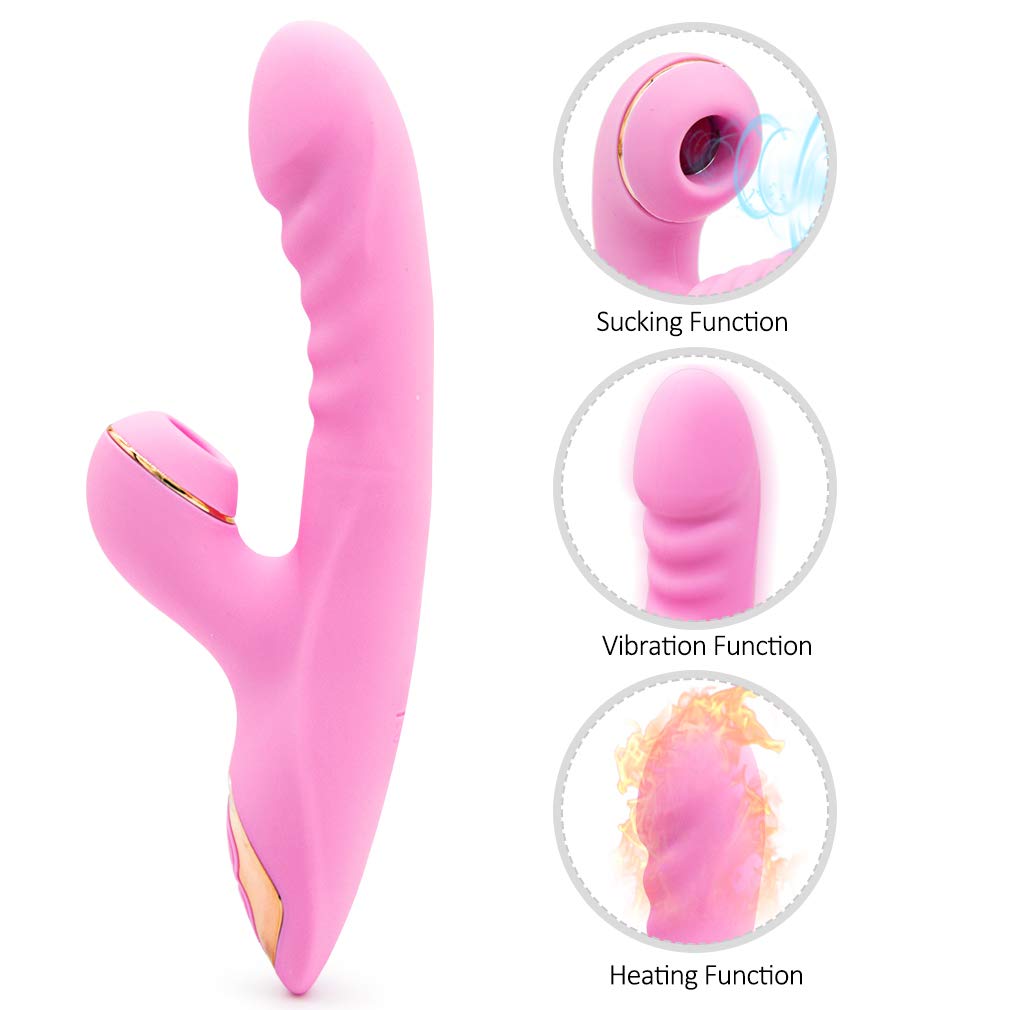 Penglinfh 7 Sucking Frequency Vibrarter USB Magnetic Charging Waterproof Mute Heating G Pleasure Dilos Vibrantor Sex for Woman