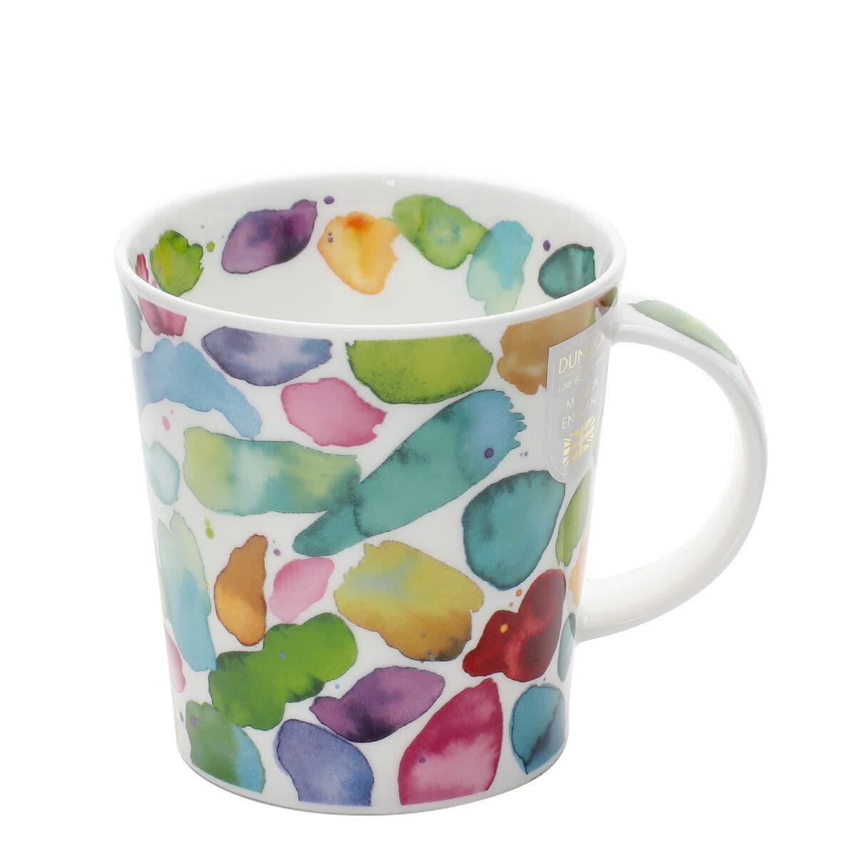 Dunoon Cairngorm Fine Bone China Mug - Blobs! Green