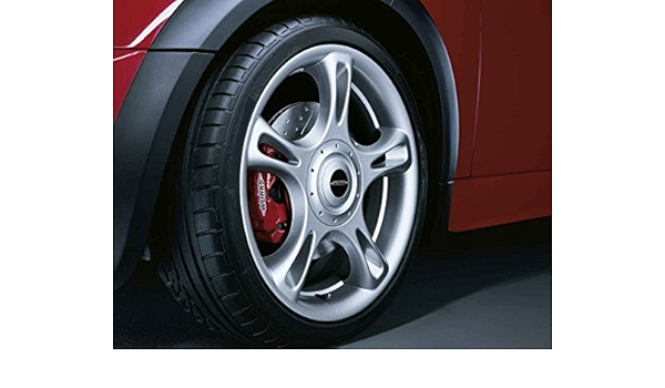 Mini JCW de tuerca de plata de tapa de rueda para 18 