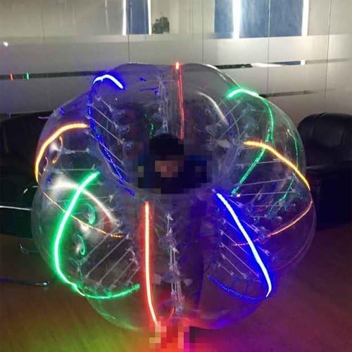 AmazingsportsTM LED Type B Bubble Soccer Balls Suit Cheap dia 5' 1.5m Bubble Football Ball Suit For Adults
