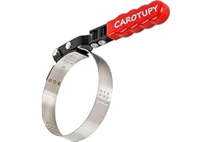 CAROTUPY Large Oil Filter Wrench, Oil Filter Removal Tool Fits Filter from 4-5/16" to 4-15/16" for Oil Change