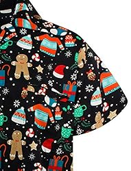 Funky Hawaiian Shirt, Shortsleeve, X-Mas, Christmas