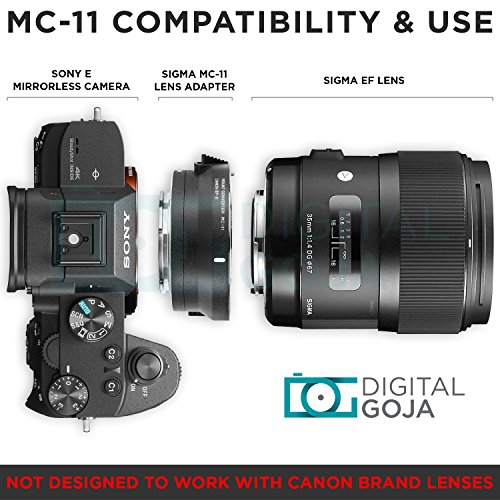 Sigma MC-11 Mount Converter Lens Adapter (Sigma EF-Mount Lenses to Sony E Cameras) w/Essential Photo Bundle