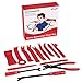 VANJING 14Pcs Auto Trim Removal Tool Set Panel Door Window Molding Upholstery Fastener Clips Removal Tool Kit Nylon Material-2 Fastener Removers and Clip Pliers Included