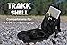 TRAKK SHELL Hiking Backpack with Waterproof Speaker - Lightweight Max-Bass Waterproof Shockproof Dustproof Stain Resistant Audio Backpack with LED and Controller