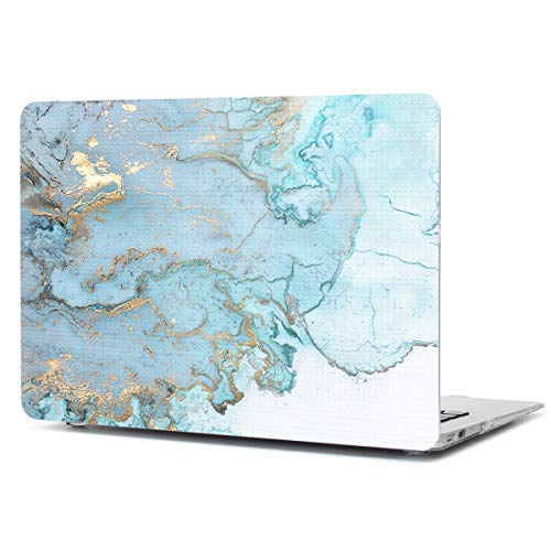 Dongke Plastic Hard Case & Keyboard Cover & Screen Protector Only Fit for MacBook Air 13 Inch Model A1466 / A1369 (2010-2017 Release), Art Pattern
