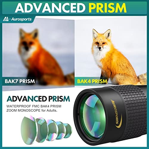 Aurosports 1030x40 Zoom Monocular High Power Dual Focus Prism