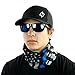 Thin Blue Line American Flag Bandana