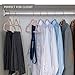 MIZGI Premium Velvet Hangers - Pack of 50 - Blush Pink - Copper/Rose Gold Hooks - Non-Slip Suit Hangers, Clothes Hangers Bonus Accessory Bar for Suits, Pants, Dresses