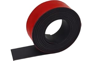 VUAOHIY Rubber Strips with Adhesive Backing 2 in x 1/8 in x 10 FT Neoprene Gaskets and Seals, Rubber Sheets, Rolls & Strips for Gaskets Pads Seals Crafts Protection