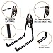 5pcs Heavy Duty Wall Hooks for Garage Storage System Kitchen Organizer, Clip Hook Tool Hanger Holder for Hanging Ladder Weed Eater Shovel Hose