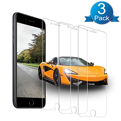 [3-Pack] Auideas for iPhone 8 / iPhone 7 Tempered Glass Screen Protector, Anti-Scratch, Anti-Fingerprint, Bubble Free, [3D Touch Compatible] Lifetime Replacement Warranty - Thumbnail 6