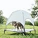 SUPERJARE Large Dog Cot - Silver Gray