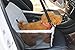 WOpet Deluxe Portable Pet Dog Car Booster Seat with Clip-On Safety Leash and Zipper Storage Pocket (1612.69.5)