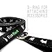 EcoBark Dog Leash - Soft & Reflective Comfort Training Leashes with Padded Handle - Strong Durable Heavy Duty - Training and Pulling for Small, Medium or Large Dogs (Black)