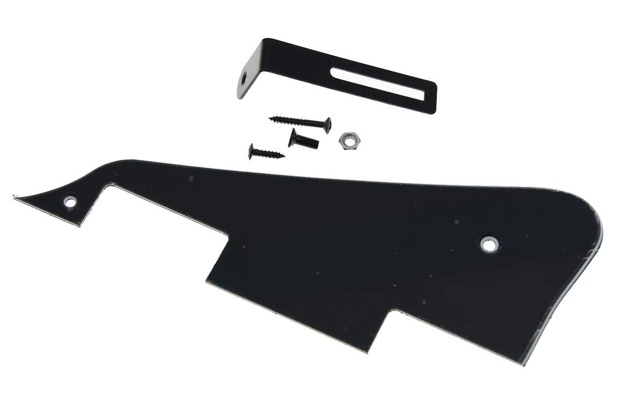 KAISH Black 3 Ply LP Guitar Pickguard with Black Bracket for Epiphone Les Paul — image 1