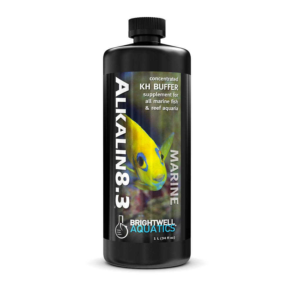 Brightwell Aquatics - Alkalin8.3 Concentrated KH Buffer Supplement - for All Marine Fish and Reef Aquaria - Aquarium Water Treatments, 33.8 fl oz