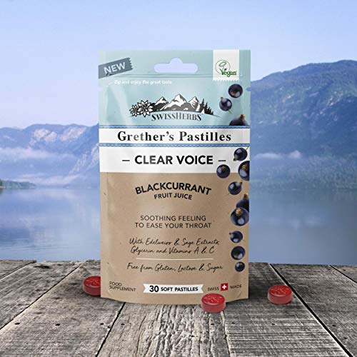 Grether’s Swiss Herbs Pastilles Vegan and Sugar Free Formula for Dry