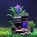 Saim Aquarium Decorations Resin Ancient House Betta Shrimp Hideout Décor Fish Tank Landscape Ornament