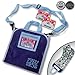 Black & White Label Company Holds 200 - Tiny Toy Bag Storage Carrier Organizer Container - Collectors Carrying Tote Compatible W/Mini Colleggtibles LoL Fash'ems (Blue)