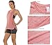 icyzone Workout Tank Tops for Women - Running Muscle Tank Sport Exercise Gym Yoga Tops Athletic Shirts(Pack of 3)(L,Black/Beige/Pale Blush)