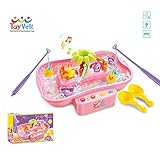 ToyVelt Bath Toys Fishing Toy Set - Includes Fun Water Pond, 2 Rods, 2 Scoops, Fish, Ducks, Trees, and a lot More - Exciting Sounds & Realistic Tub Pool Action - for Boys & Girls Age 2 - 8 Years Old