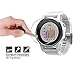 Wimaha 2 Pack Garmin Fenix 5S/ Fenxi 5S Sapphire Glass Screen Protector Tempered Glass Screen Protectors for Garmin Fenix 5S and Fenix 5S Sapphire 42mm
