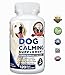 Natural Dog Calming Formula Supplement Soothes Canine Anxiety, Helps Keep Dogs Calm, Relieves Stress, Limits Barking & Chewing Fur. 120 Natural Chewables, Made in USA, 100% Guaranteed Quality
