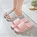 Finleoo Indoor Slipper Women and Men Bath Slipper Anti-Slip for Indoor Home House Sandal,Pink,40.41
