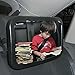 BOGZON Rear Facing Baby View Mirror - Car Back Seat Child Safety Mirror - Infant Rear-view Mirror Features 360 Adjustable Angle, Shatterproof & Wideview, Black