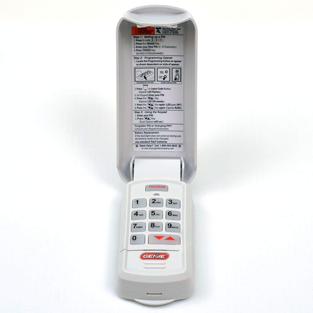 Genie Kep Acsd1g Garage Door Opener Wireless Keypad Manual ... genie garage door openers wiring diagram 