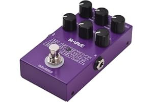 M-KVIVE M-vave Elemental digital delay pedal 9 Different Delay Guitar Effects digital delay guitar pedal for TAP and HOLD Mode