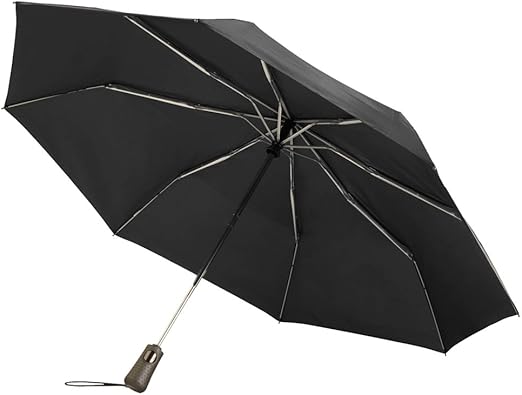 Amazon トーツ Totes Titan タイタン 自動開閉 折りたたみ傘 ラージサイズ ワンタッチオープン 60cm Black 7550 Blk Totes トーツ シューズ バッグ