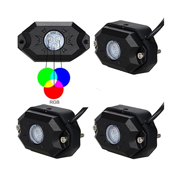 KAIL-9W-4-Pods-Multicolor-Neon-LED-Light-Kit-RGB-LED-Rock-Lights-with-Bluetooth-Controller-Timing-Function-Music-Mode