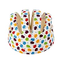 Newcomdigi Baby Infant Head Helmet Toddler Safety Helmet Infant Toddler Kids Children Apple Pattern