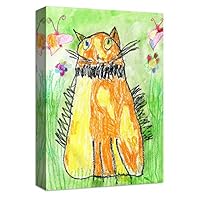 Canvas Wall Art Cute Cat Canvas Prints Home Artwork Decoration for Living Room,Bedroom - 12x18 inches