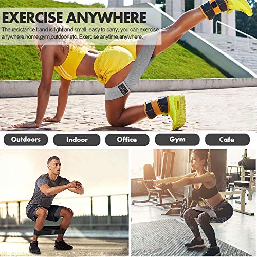 Elastic-Workout-Bands-Long-Fabric-Resistance-Bands-Thick-Set-Loop-Equipment-Fit-Body-Home-Training-Gym-Fitness-Booty-Legs-Thighs-Arm-Butt-Yoga-PilatesHip-Exercise-Bands-for-Working-Out-Men-Women