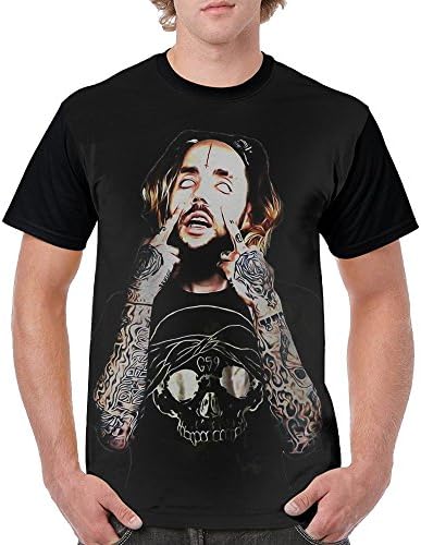 WANGGUANN Men Cotton Digital Printing Leisure $uicideBoy$ T For Sports Large