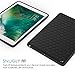 MoKo Fit 2018/2017 iPad 9.7 6th/5th Generation - [Honey Comb Series] Light Weight Shock Proof Soft Silicone Back Cover [Kids Friendly] Fit Apple iPad 9.7 Inch 2018/2017, Black