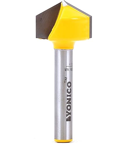 Roman Carbide DC1659 90-Degree V-Groove Pattern, 1/4-Inch