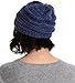 Tough Headwear Womens Winter Hat - Warm Chunky Cable Knit Beanies - Winter Beanie Hats for Women Cold Weather - Beanies Women Blue Melange