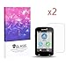 Elecguru Garmin Edge 820 Screen Protector, Garmin 820 Edge Tempered Glass Screen Protector for Garmin 820,Anti-Scratch, Anti-Fingerprint, Bubble Free (2 Pack)